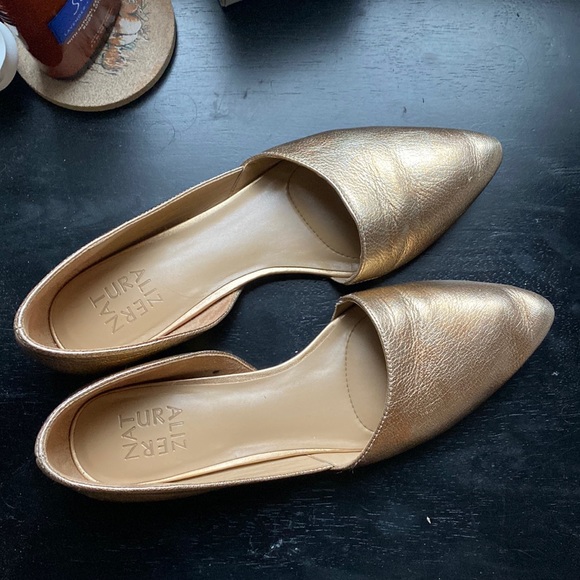 naturalizer gold flats